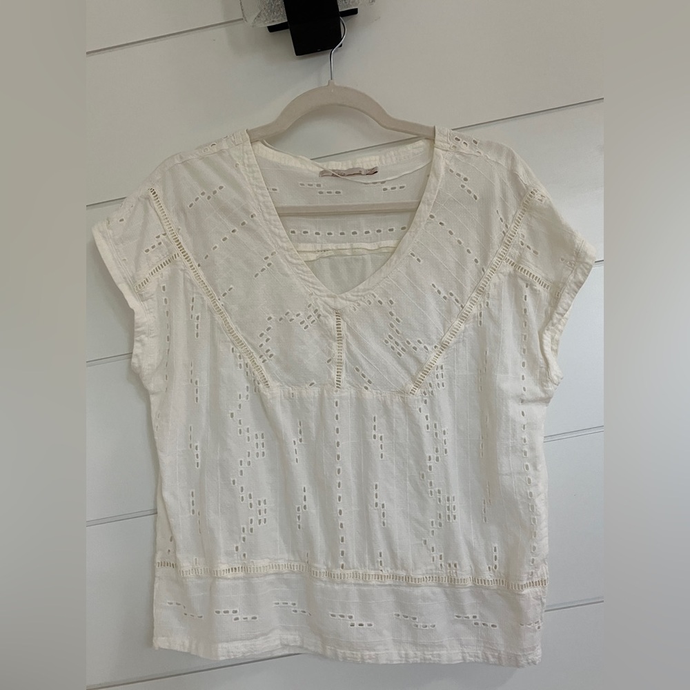 Prana Keelie Eyelet Blouse